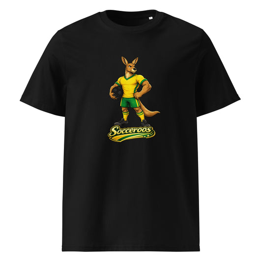 Australia Football T-Shirt I Socceroo Organic Fan Tee - velarocity