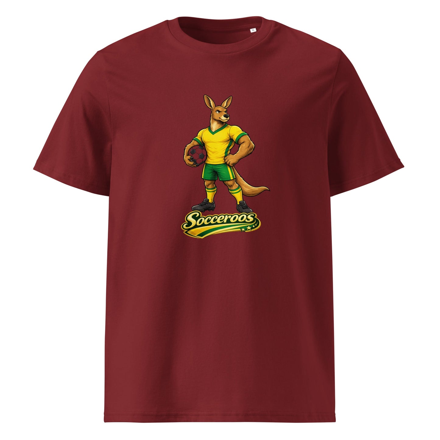 Australia Football T-Shirt I Socceroo Organic Fan Tee - velarocity
