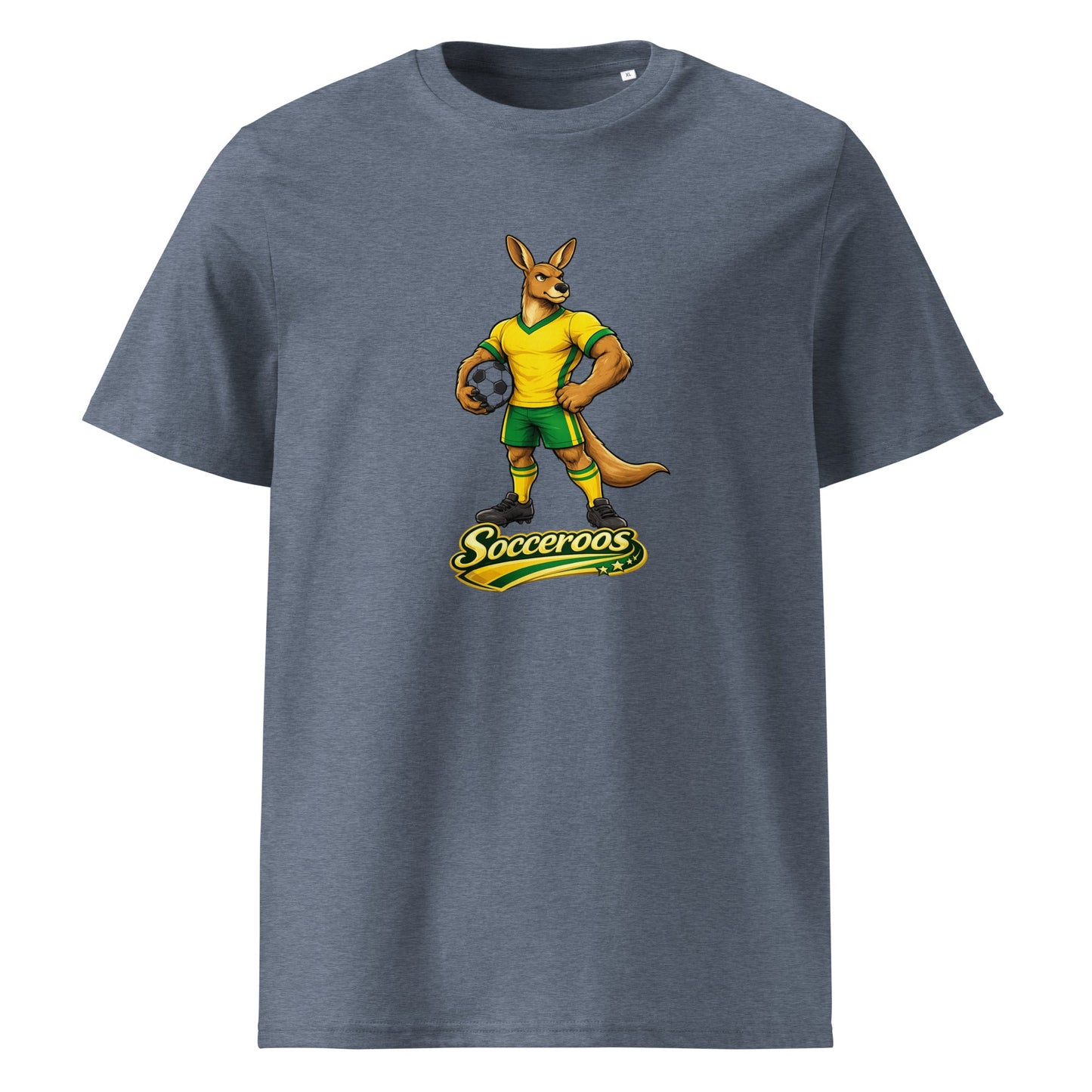 Australia Football T-Shirt I Socceroo Organic Fan Tee - velarocity