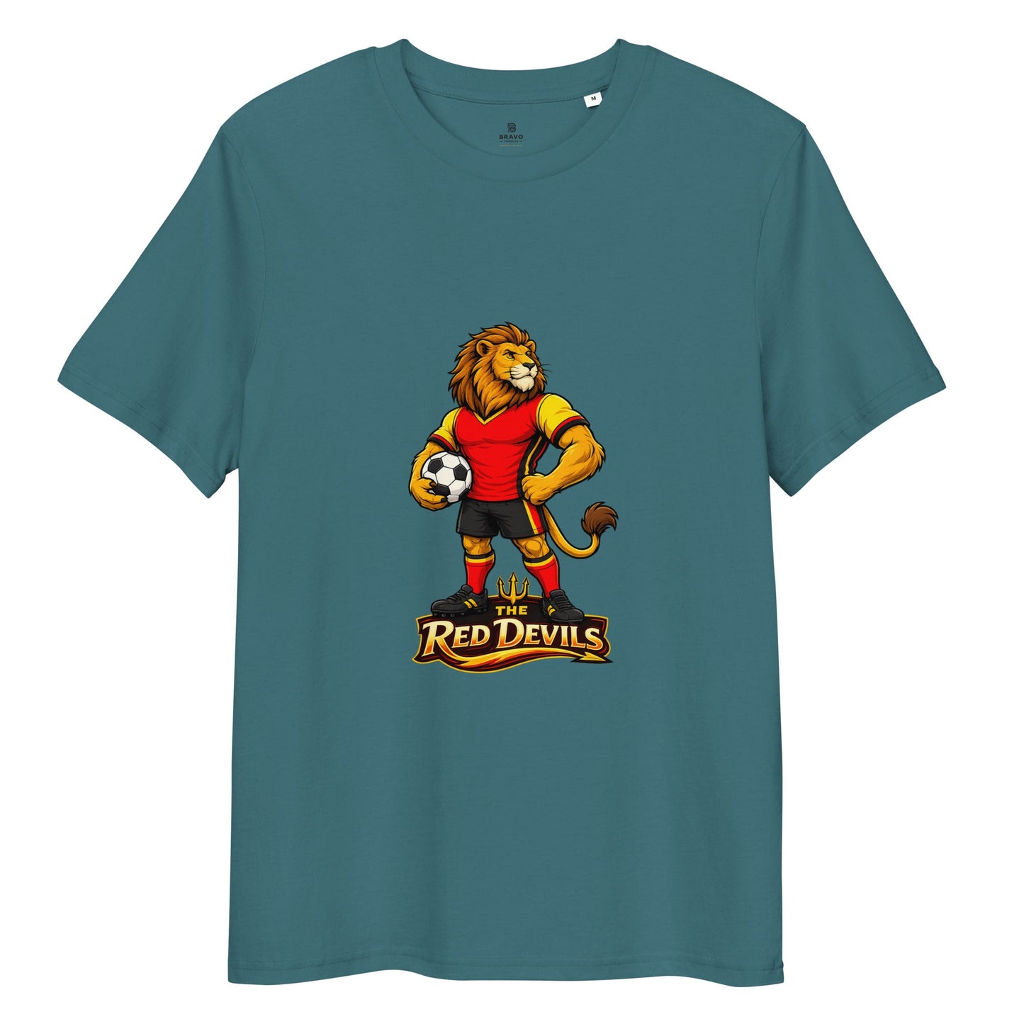 Belgium Football T-Shirt I Red Devils Organic Fan Tee - velarocity
