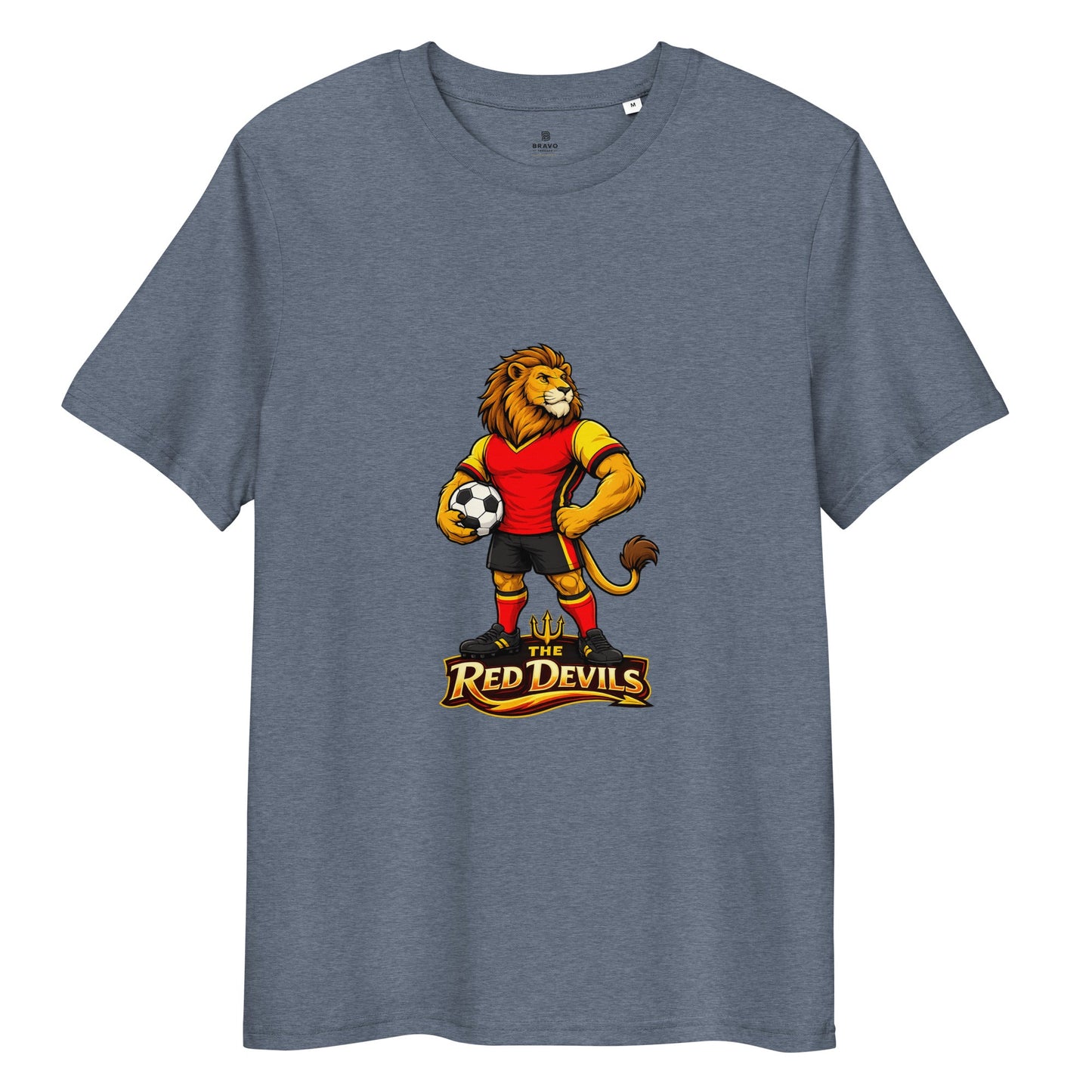 Belgium Football T-Shirt I Red Devils Organic Fan Tee - velarocity