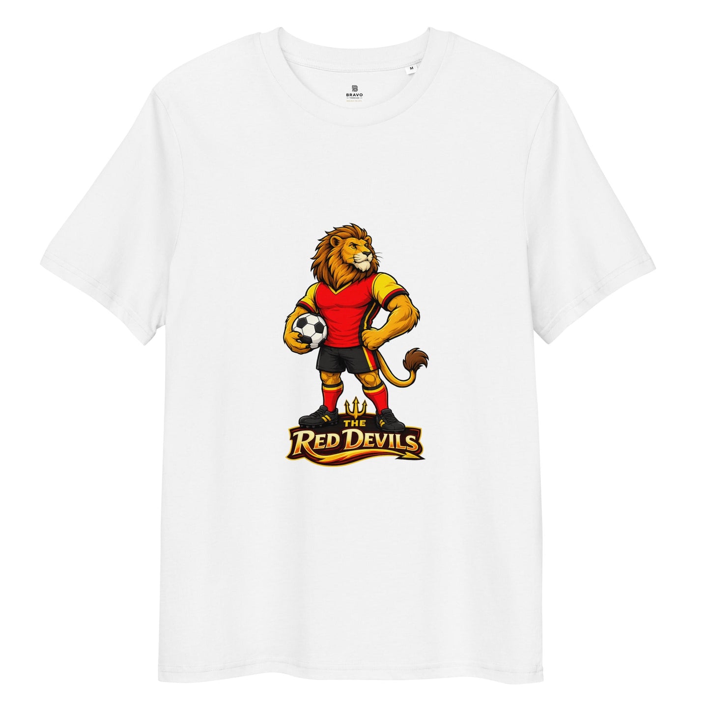 Belgium Football T-Shirt I Red Devils Organic Fan Tee - velarocity
