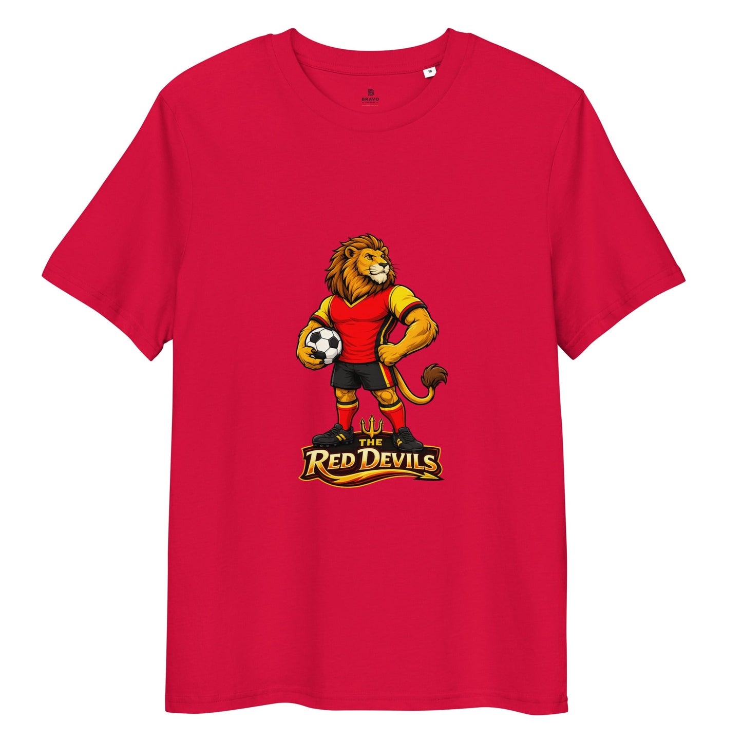 Belgium Football T-Shirt I Red Devils Organic Fan Tee - velarocity