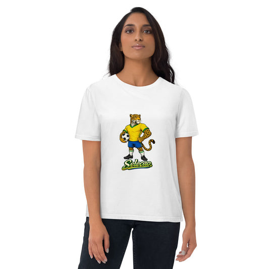 Brazil Football T-Shirt I Jaguar Organic Fan Tee - velarocity
