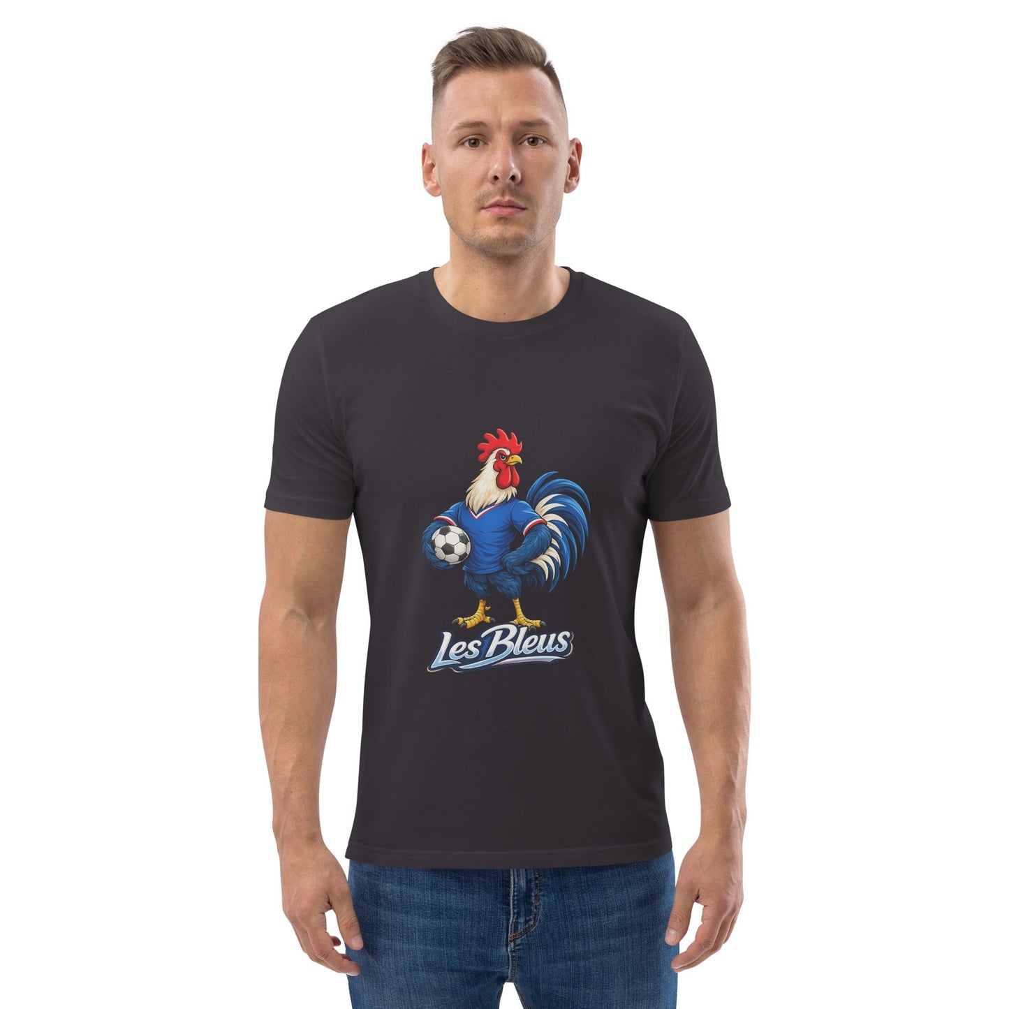France Football T-Shirt | Les Bleus Organic Fan Tee - velarocity