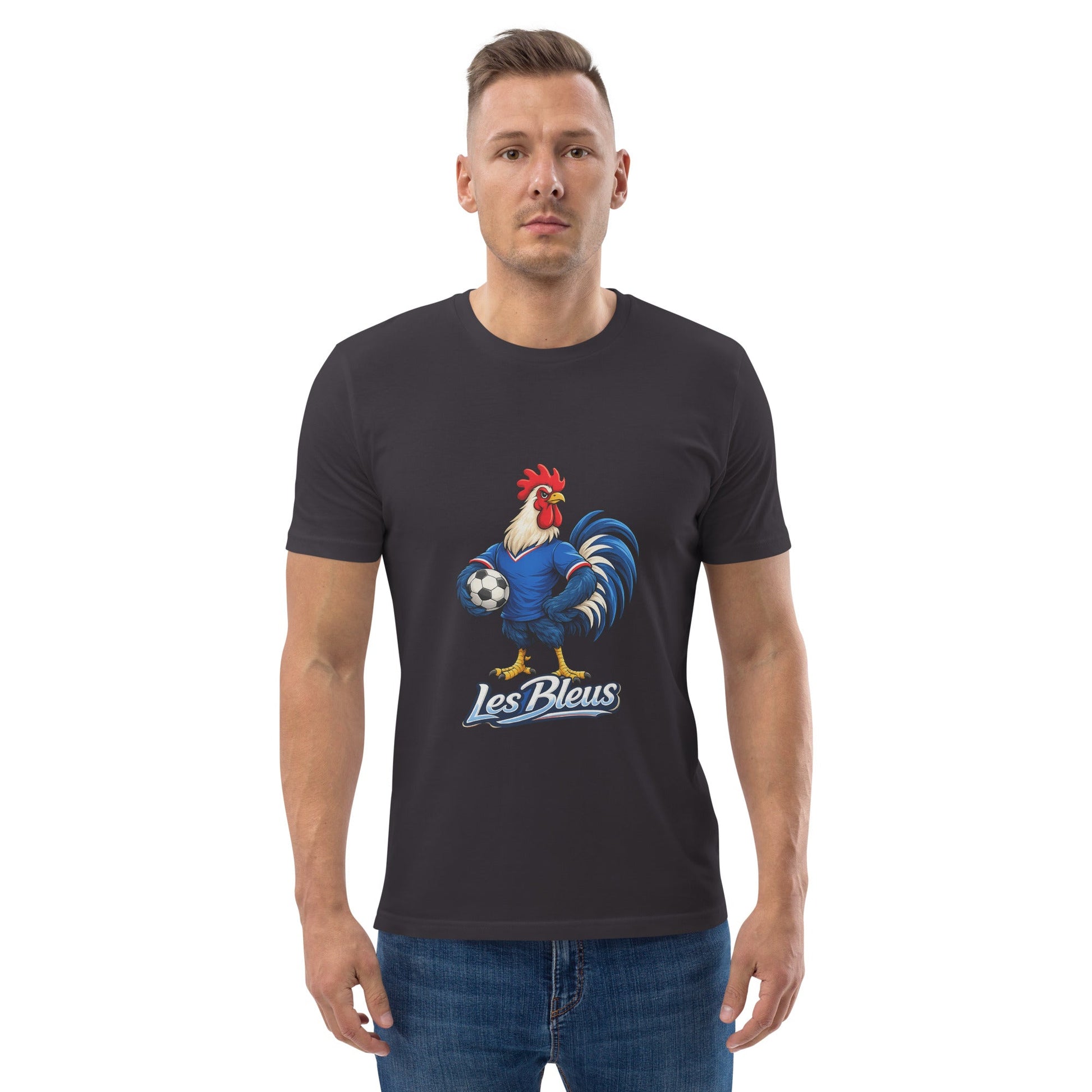 France Football T-Shirt | Les Bleus Organic Fan Tee - velarocity