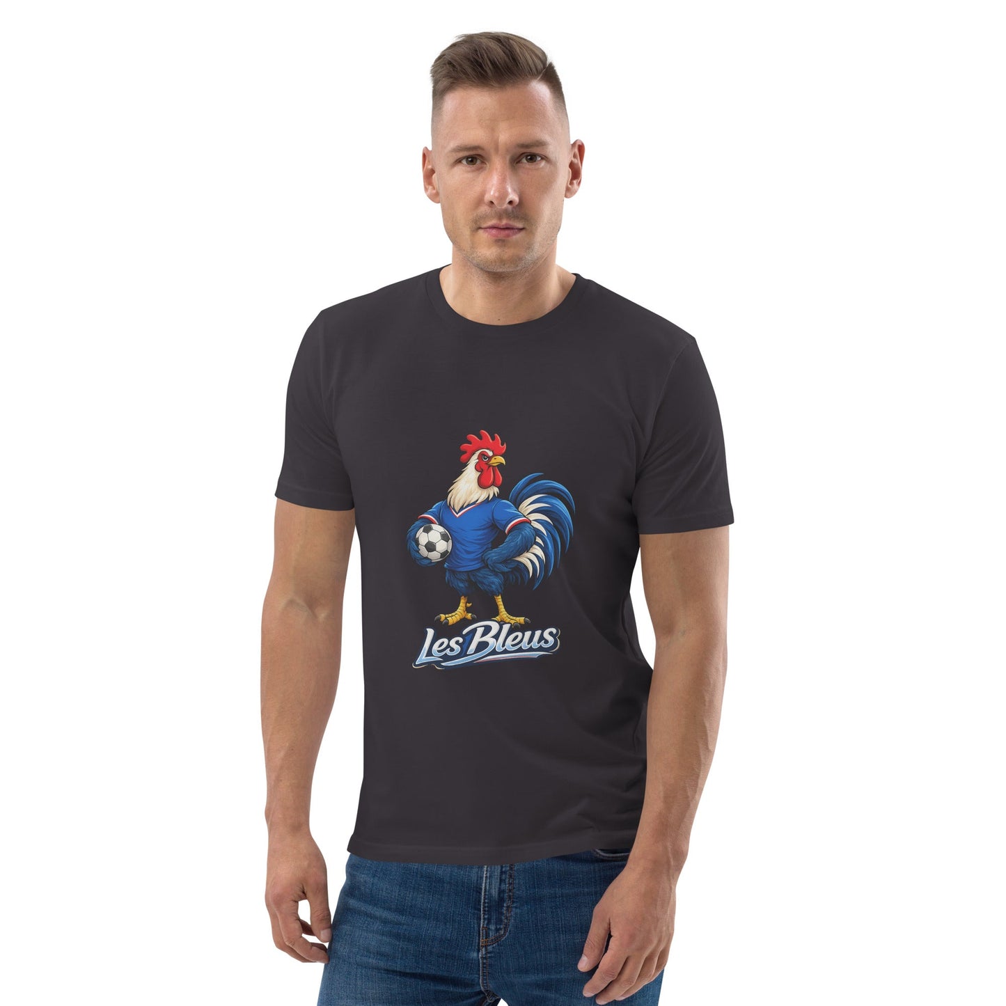 France Football T-Shirt | Les Bleus Organic Fan Tee - velarocity