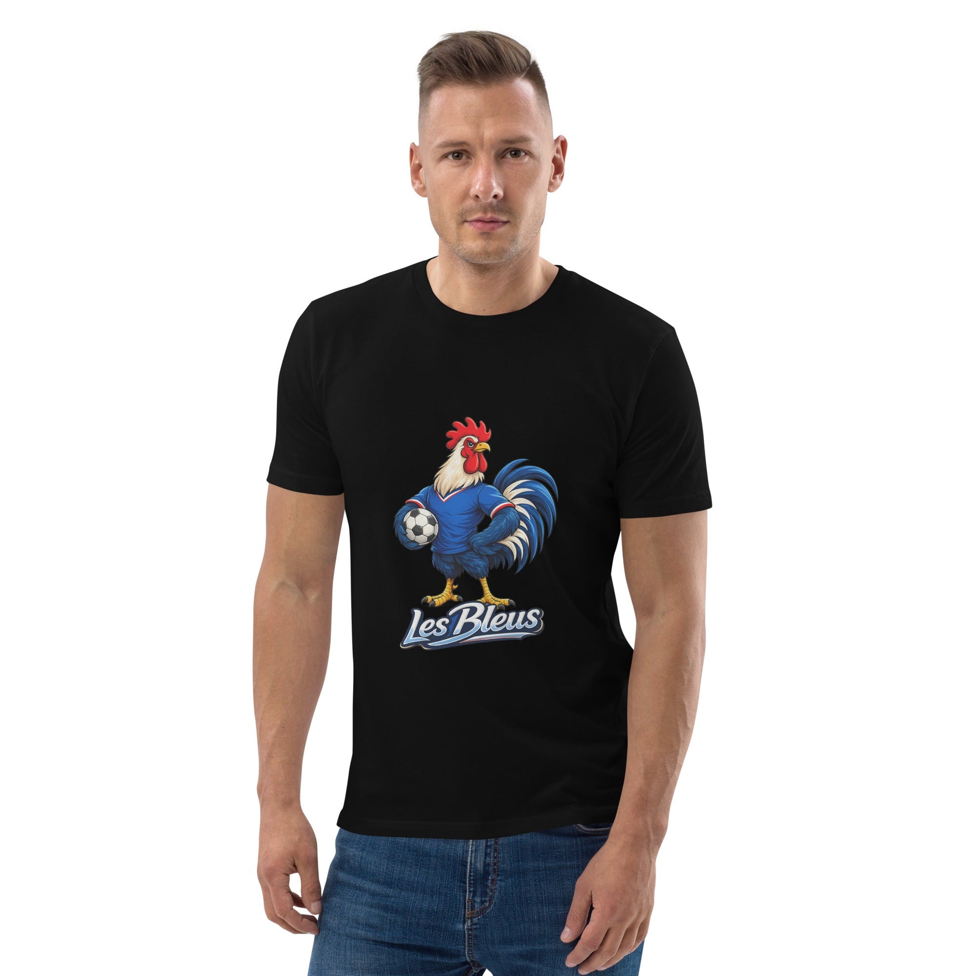 France Football T-Shirt | Les Bleus Organic Fan Tee - velarocity