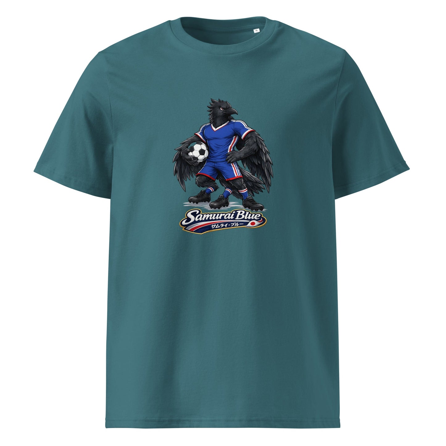 Japan Football T-Shirt I Yatagarasu Organic Fan Tee - velarocity