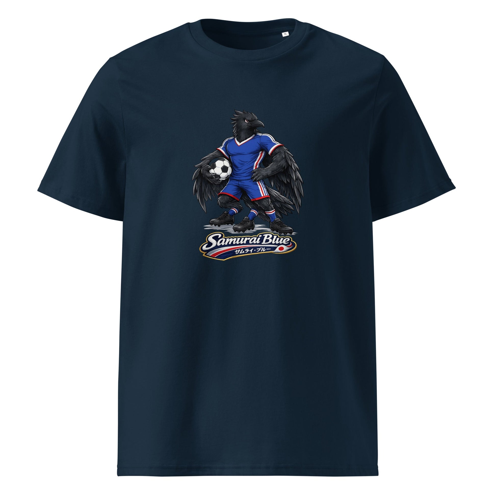 Japan Football T-Shirt I Yatagarasu Organic Fan Tee - velarocity