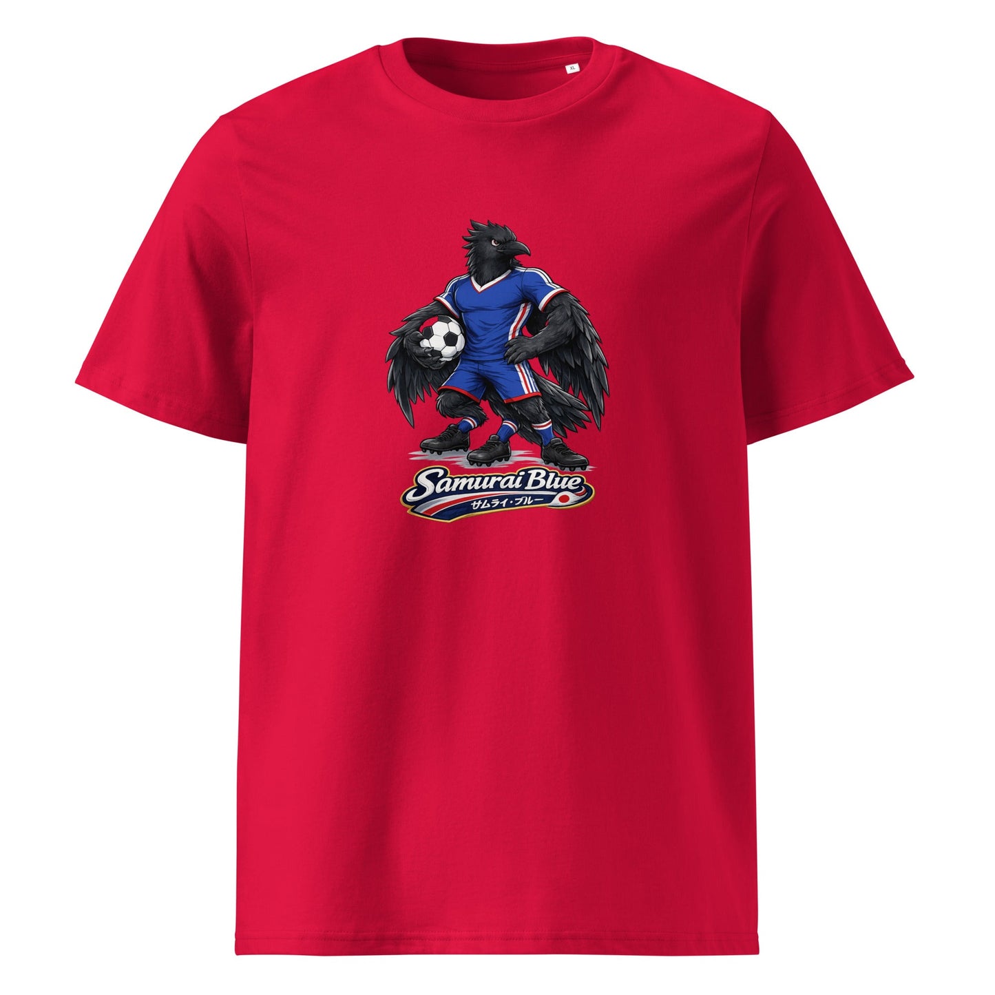 Japan Football T-Shirt I Yatagarasu Organic Fan Tee - velarocity