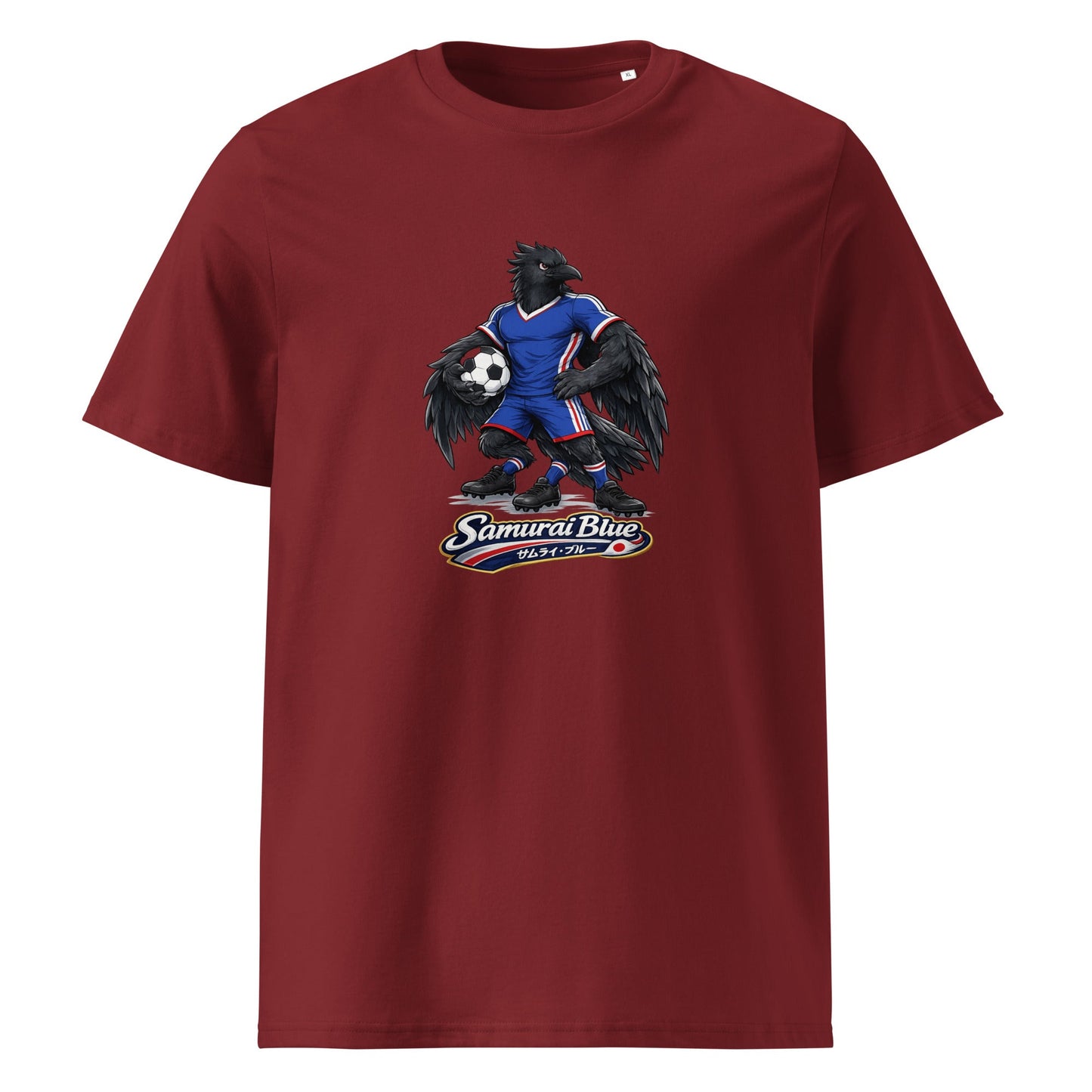 Japan Football T-Shirt I Yatagarasu Organic Fan Tee - velarocity