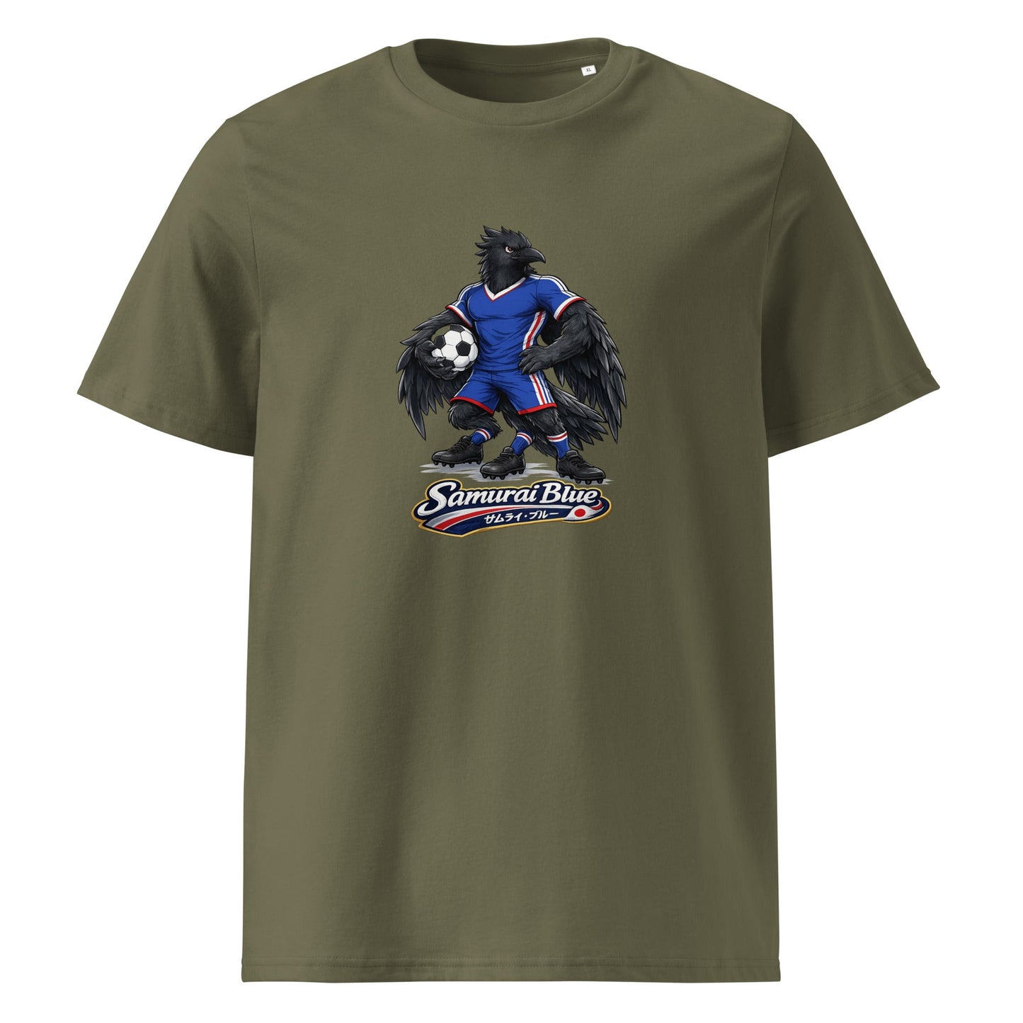 Japan Football T-Shirt I Yatagarasu Organic Fan Tee - velarocity
