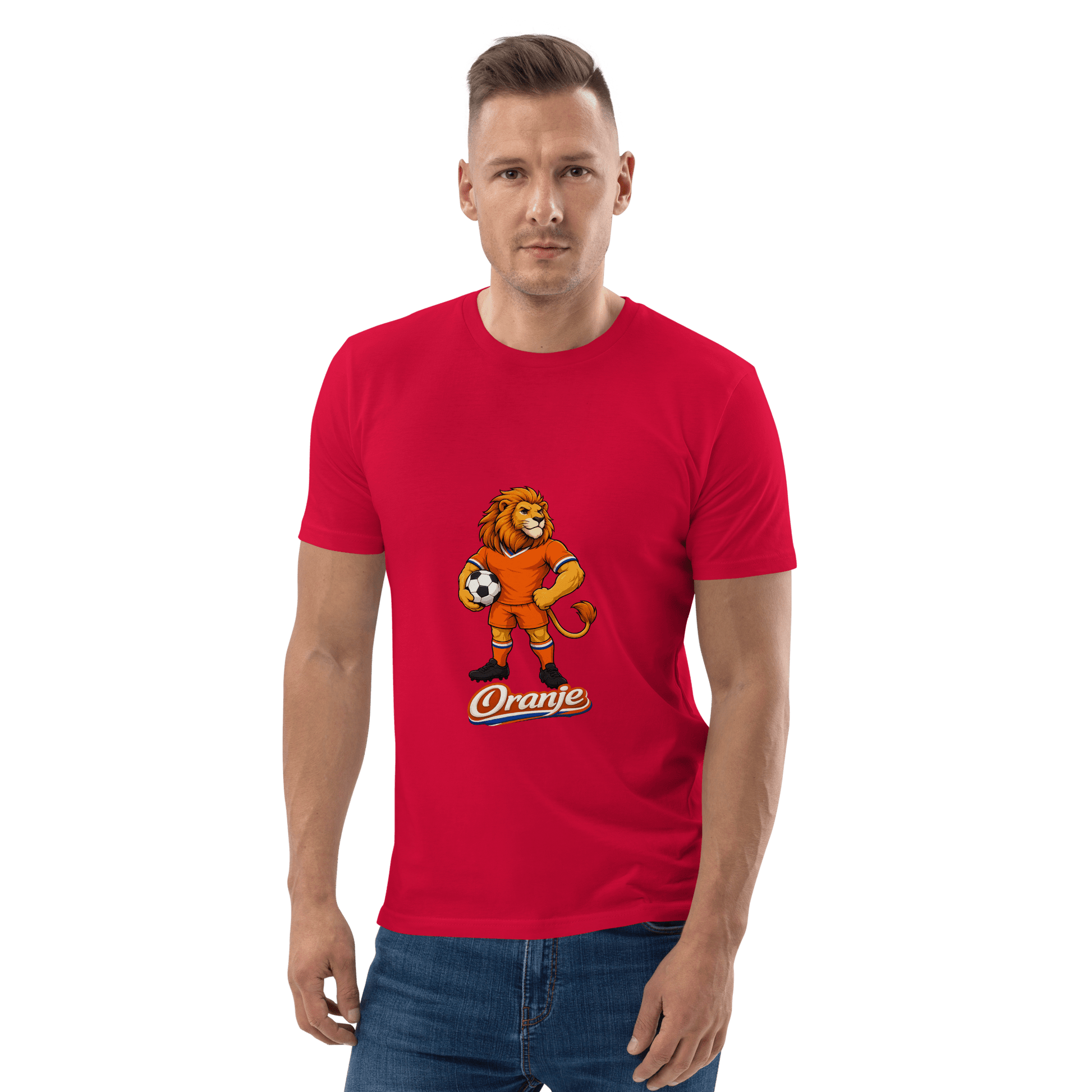 Netherlands Football T-Shirt | Oranje Organic Fan Tee - velarocity