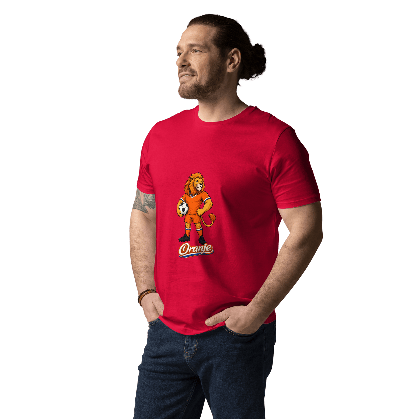 Netherlands Football T-Shirt | Oranje Organic Fan Tee - velarocity