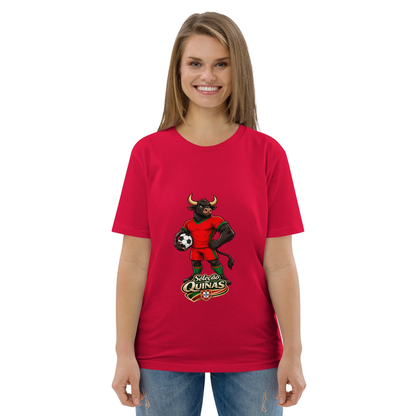 Portugal Football T-Shirt I Seleção das Quinas Organic Fan Tee - velarocity