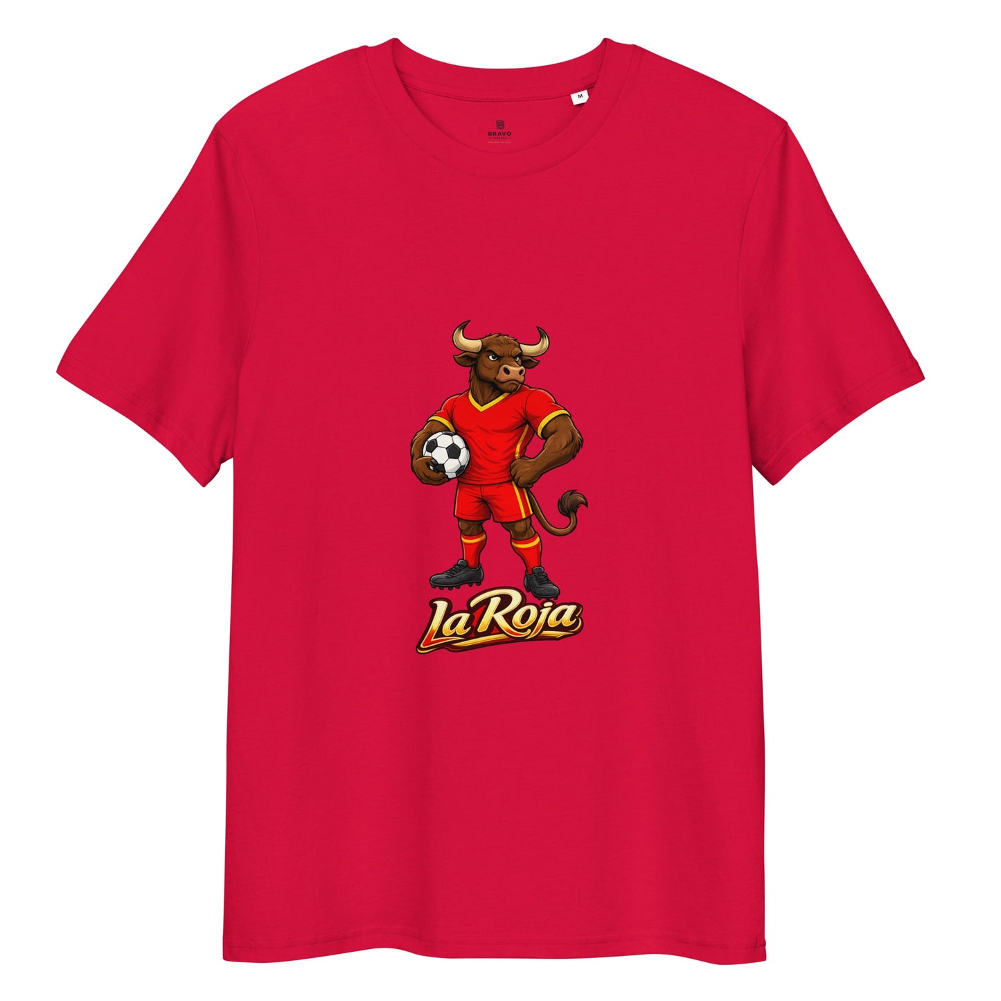 Spain Football T-Shirt | La Roja Organic Fan Tee - velarocity